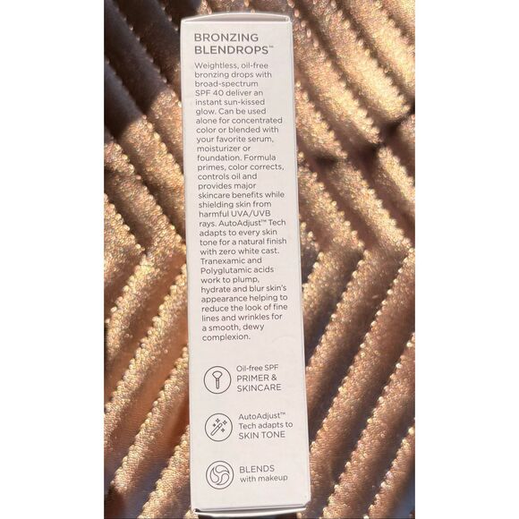 BeautyBio - NWTIB -  Bronzing Blendrops Broad Spectrum SPF 40. 1 fl. oz. - Picture 8 of 13